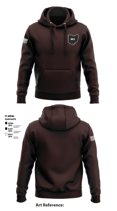Noble Correctional Institution 93103652 Hoodie - 1