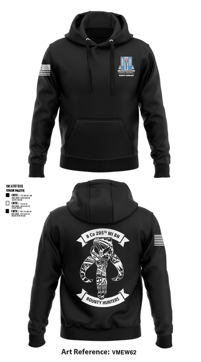 Bravo Company 205th MI Battalion 3955408 Hoodie - 59