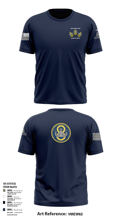 EOD GROUP TWO CHIEF’S MESS 26436916 Short Sleeve Performance Shirt - 3