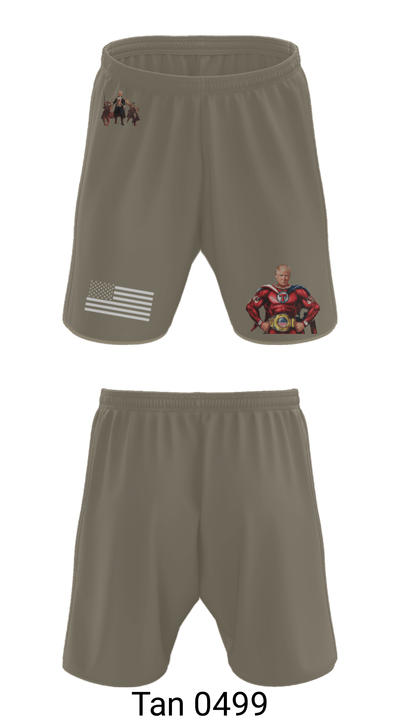 6th BEB Elk Forward  Support Company 17164006 Athletic Shorts With Pockets - 29