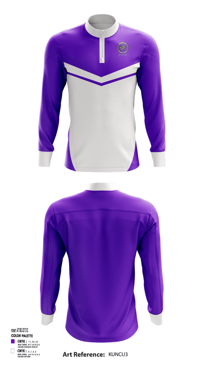 Granada Middle School 61671678 Quarter Zip Jacket - 1