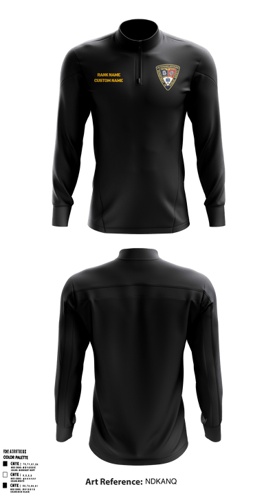 V.A. Public Safety 28704642 Quarter Zip Jacket - 10
