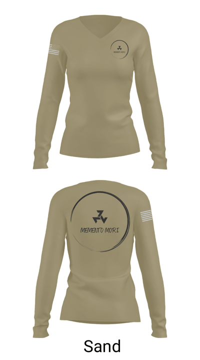 Memento Mori 34413347 Women's Long Sleeve V-neck Shirt - 42