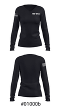 WI-951 11898011 Women's Long Sleeve V-neck Shirt - 37