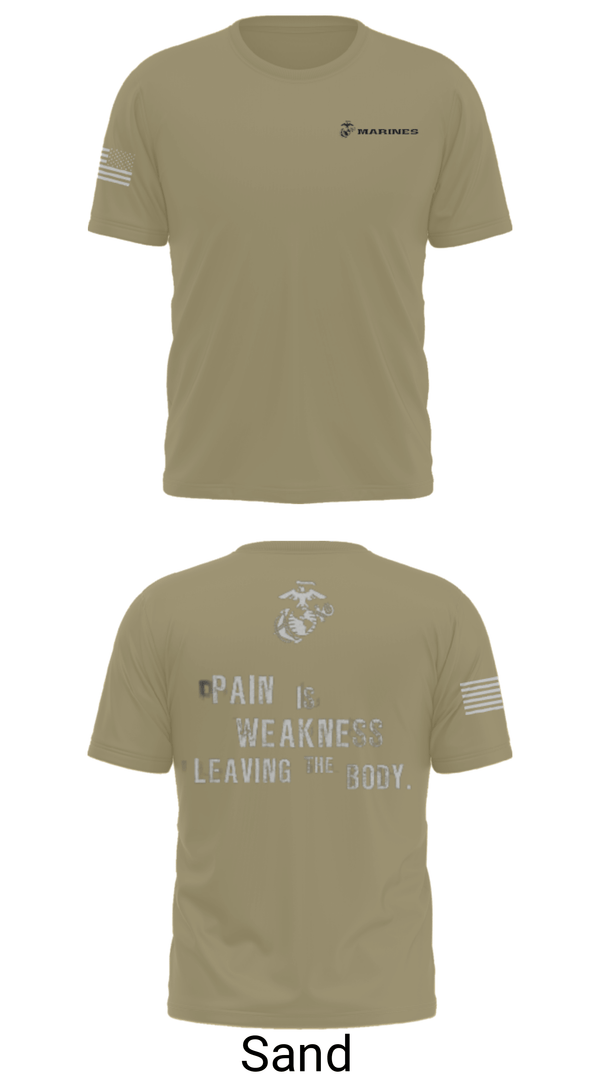 Short Sleeve Performance Shirt, , Marines, Teamtime, Team time, sublimation, custom sports apparel, team uniforms, spirit wear, spiritwear, sports uniforms, custom shirts, team store, custom team store, fundraiser sports, apparel fundraiser