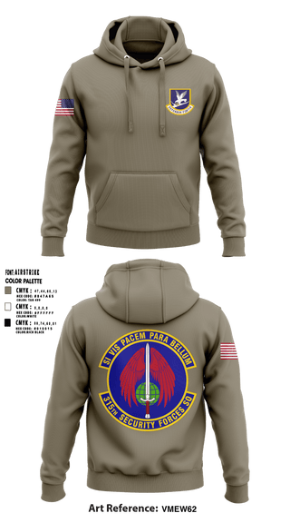 Hoodie, 315 SFS CHS, Air Force, Teamtime, Team time, sublimation, custom sports apparel, team uniforms, spirit wear, spiritwear, sports uniforms, custom shirts, team store, custom team store, fundraiser sports, apparel fundraiser