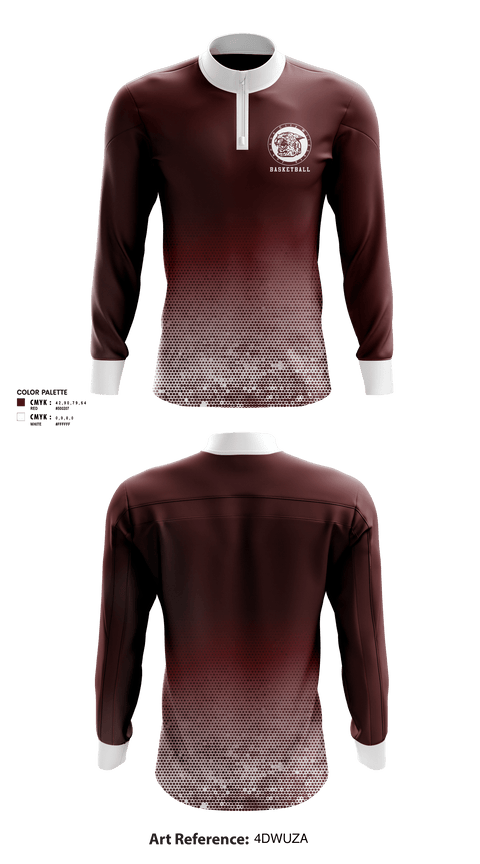 Quarter Zip Jacket, Johnson City High School Basketball, Men's Basketball, Teamtime, Team time, sublimation, custom sports apparel, team uniforms, spirit wear, spiritwear, sports uniforms, custom shirts, team store, custom team store, fundraiser sports, apparel fundraiser