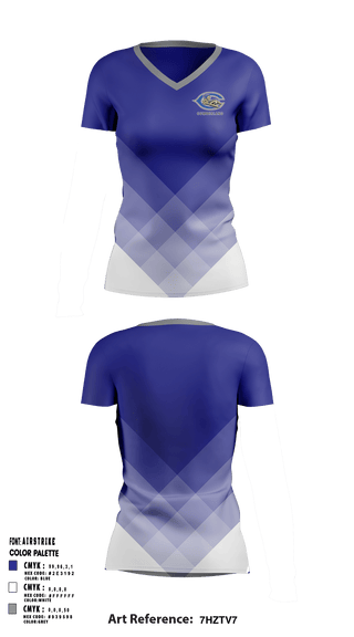 Women's Short Sleeve Vneck Shirt, Cumberland High School, School Spirit Store, Teamtime, Team time, sublimation, custom sports apparel, team uniforms, spirit wear, spiritwear, sports uniforms, custom shirts, team store, custom team store, fundraiser sports, apparel fundraiser