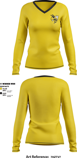 Women's Long Sleeve Vneck Shirt, Chaloner Middle School Volleyball, Women's Volleyball, Teamtime, Team time, sublimation, custom sports apparel, team uniforms, spirit wear, spiritwear, sports uniforms, custom shirts, team store, custom team store, fundraiser sports, apparel fundraiser
