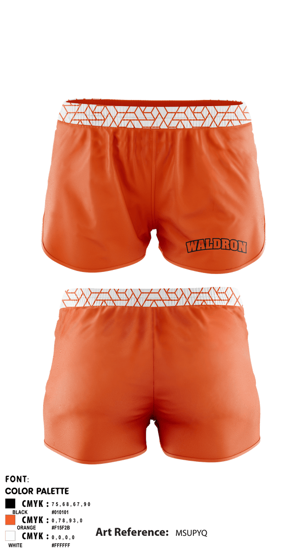 Track Shorts, Waldron High School Track, Track & Field, Teamtime, Team time, sublimation, custom sports apparel, team uniforms, spirit wear, spiritwear, sports uniforms, custom shirts, team store, custom team store, fundraiser sports, apparel fundraiser