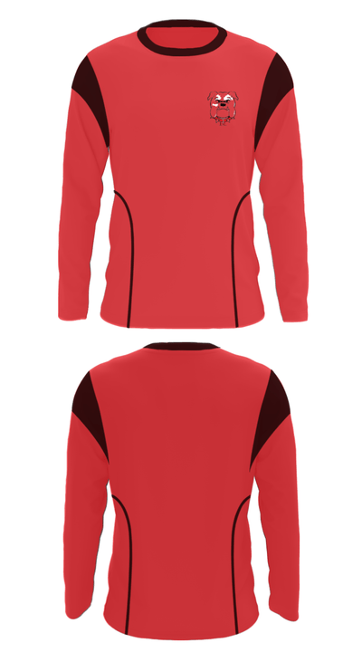 Romeo High School Golf 30360107 Long Sleeve Performance Shirt - 23