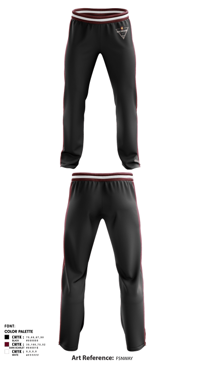 Berthoud High School Spartans 48349950 Sweatpants - 1