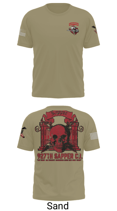 927 Sapper Company 70856358 Short Sleeve Performance Shirt - 36