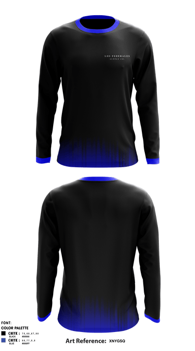 Los Federale$ 87251828 Long Sleeve Performance Shirt - 1