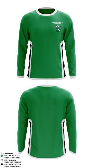 Long Sleeve Performance Shirt, Frazee Hornets, Men's Basketball, Teamtime, Team time, sublimation, custom sports apparel, team uniforms, spirit wear, spiritwear, sports uniforms, custom shirts, team store, custom team store, fundraiser sports, apparel fundraiser