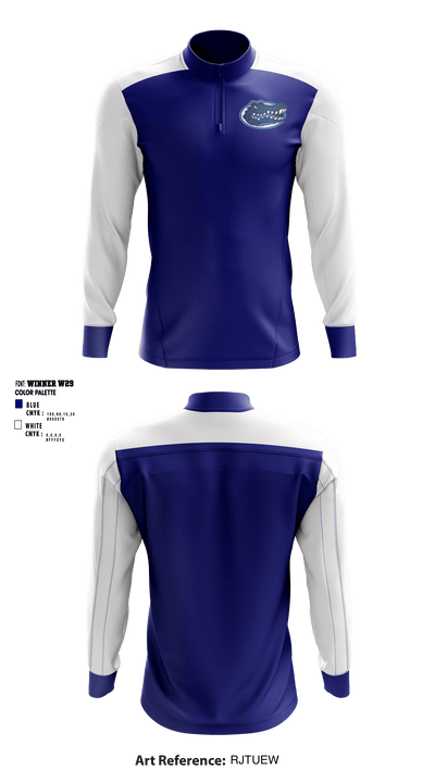 Gateway Regional High School Cheer 43593489 Quarter Zip Jacket - 1