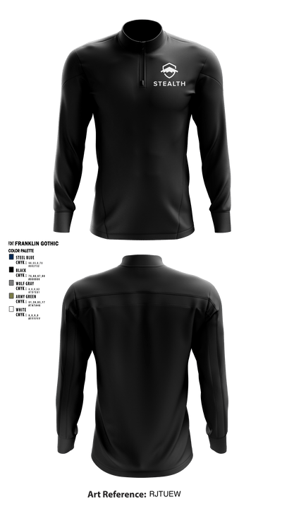 Stealth customs 84323734 Quarter Zip Jacket - 3