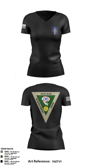 Women's Short Sleeve Vneck Shirt, , Army, Teamtime, Team time, sublimation, custom sports apparel, team uniforms, spirit wear, spiritwear, sports uniforms, custom shirts, team store, custom team store, fundraiser sports, apparel fundraiser