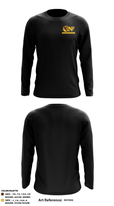 North Farmington High School Basketball 37037275 Long Sleeve Performance Shirt - 28