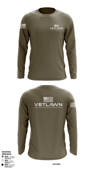 Long Sleeve Performance Shirt, VetLawn, Army, Teamtime, Team time, sublimation, custom sports apparel, team uniforms, spirit wear, spiritwear, sports uniforms, custom shirts, team store, custom team store, fundraiser sports, apparel fundraiser