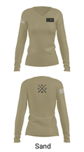 MSB DrumLine 23-24 50749009 Women's Long Sleeve V-neck Shirt - 42