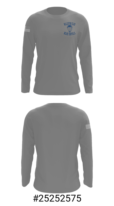 Williston-Elko High School Band 79083525 Long Sleeve Performance Shirt - 18