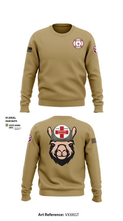 Alpha Company, WBAMC 94187438 Crew Neck Sweatshirt - 8