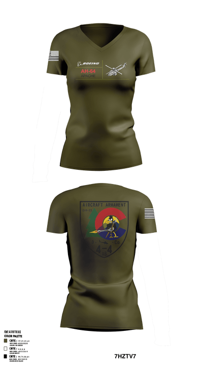 4-4 ARMT 94073583 Women's Short Sleeve V-neck Shirt - 49