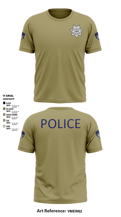 Willits Little Lake JRTF 70658416 Short Sleeve Performance Shirt - 12