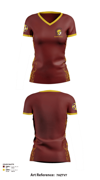 Women's Short Sleeve Vneck Shirt, Baker High School Basketball, Women's Basketball, Teamtime, Team time, sublimation, custom sports apparel, team uniforms, spirit wear, spiritwear, sports uniforms, custom shirts, team store, custom team store, fundraiser sports, apparel fundraiser