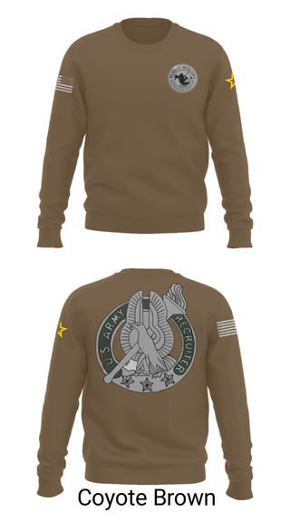 Crew Neck Sweatshirt, , Army, Teamtime, Team time, sublimation, custom sports apparel, team uniforms, spirit wear, spiritwear, sports uniforms, custom shirts, team store, custom team store, fundraiser sports, apparel fundraiser