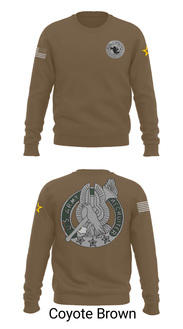 Crew Neck Sweatshirt, , Army, Teamtime, Team time, sublimation, custom sports apparel, team uniforms, spirit wear, spiritwear, sports uniforms, custom shirts, team store, custom team store, fundraiser sports, apparel fundraiser