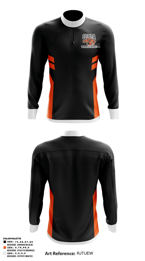 Quarter Zip Jacket, Cobra Wrestling, Wrestling, Teamtime, Team time, sublimation, custom sports apparel, team uniforms, spirit wear, spiritwear, sports uniforms, custom shirts, team store, custom team store, fundraiser sports, apparel fundraiser