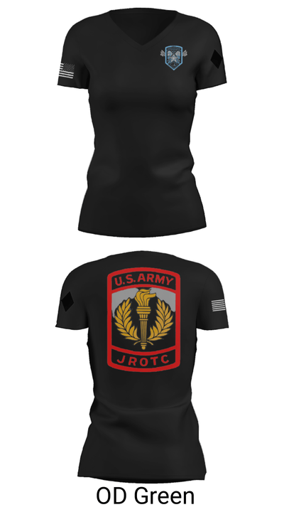 Lee/New Century General Battalion 69349726 Women's Short Sleeve V-neck Shirt - 22