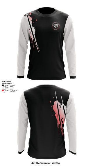 Long Sleeve Rash Guard Shirt, Radford High School Wrestling, Wrestling, Teamtime, Team time, sublimation, custom sports apparel, team uniforms, spirit wear, spiritwear, sports uniforms, custom shirts, team store, custom team store, fundraiser sports, apparel fundraiser