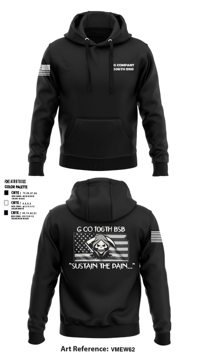 G Co 106th BSB 87834458 Hoodie - 4