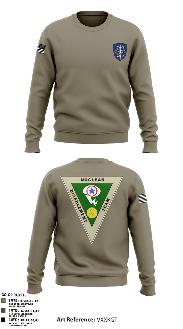 Crew Neck Sweatshirt, , Army, Teamtime, Team time, sublimation, custom sports apparel, team uniforms, spirit wear, spiritwear, sports uniforms, custom shirts, team store, custom team store, fundraiser sports, apparel fundraiser