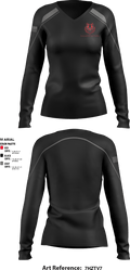 Ragnarok Ordnance Works 90237354 Women's Long Sleeve V-neck Shirt - 2
