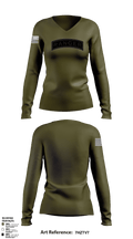 HHC Mortars, 2-505 PIR 68912099 Women's Long Sleeve V-neck Shirt - 52