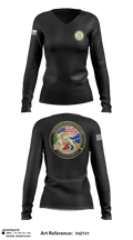 Vicenza Field Office 4611375 Women's Long Sleeve V-neck Shirt - 4