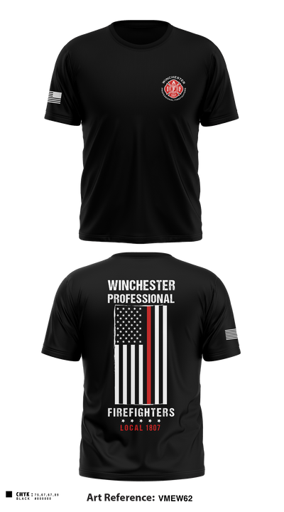 Winchester Fire Department 95741675 Short Sleeve Performance Shirt - 5
