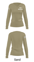 USS Montana 25481522 Women's Long Sleeve V-neck Shirt - 42