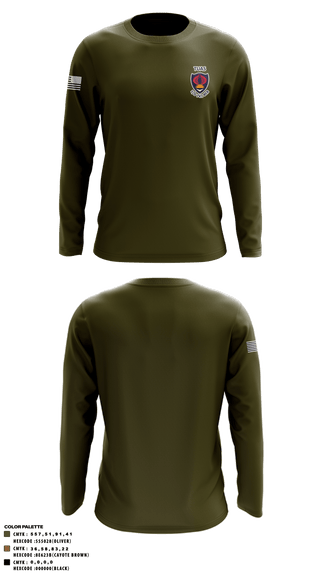 Long Sleeve Performance Shirt, , Army, Teamtime, Team time, sublimation, custom sports apparel, team uniforms, spirit wear, spiritwear, sports uniforms, custom shirts, team store, custom team store, fundraiser sports, apparel fundraiser
