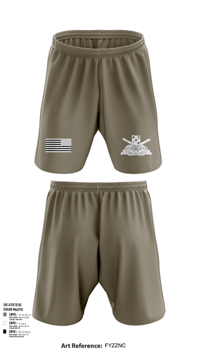 ALPHA BTRY, 2-319th AFAR 68475694 Athletic Shorts With Pockets - 3