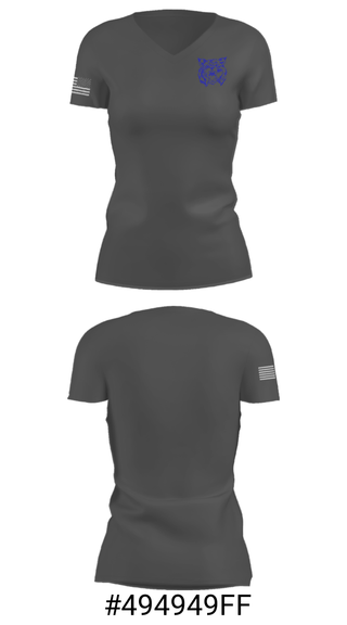 Women's Short Sleeve Vneck Shirt, Center Stanton High School Cross Country, Cross Country, Teamtime, Team time, sublimation, custom sports apparel, team uniforms, spirit wear, spiritwear, sports uniforms, custom shirts, team store, custom team store, fundraiser sports, apparel fundraiser