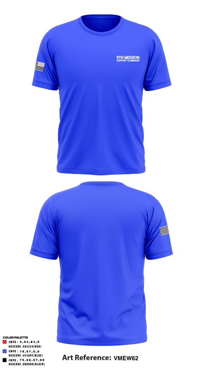 9th Mission Support Command 41337538 Short Sleeve Performance Shirt - 2
