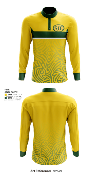 Quarter Zip Jacket, St John The Evangelist School, Spirit Store, Teamtime, Team time, sublimation, custom sports apparel, team uniforms, spirit wear, spiritwear, sports uniforms, custom shirts, team store, custom team store, fundraiser sports, apparel fundraiser