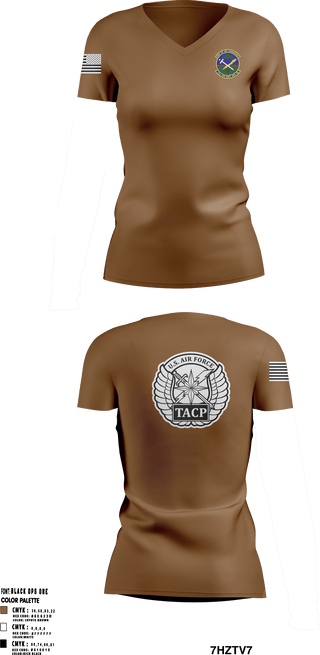 Women's Short Sleeve Vneck Shirt, , Air Force, Teamtime, Team time, sublimation, custom sports apparel, team uniforms, spirit wear, spiritwear, sports uniforms, custom shirts, team store, custom team store, fundraiser sports, apparel fundraiser
