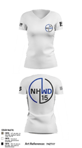 North Hollywood Division 94553177 Women's Short Sleeve V-neck Shirt - 2