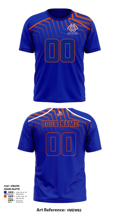 Appleton West High School Volleyball 46580901 Short Sleeve Performance Shirt - 1